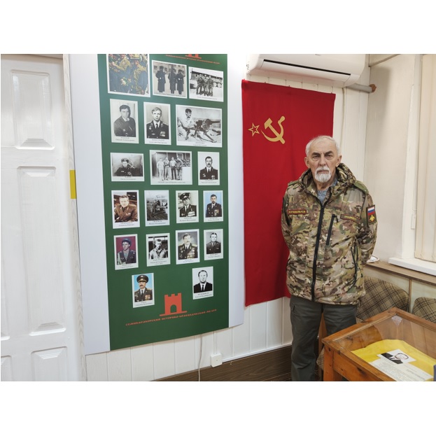 В Семикаракорском музее побывал ветеран специальной военной операции Леонид Петрович Проциков